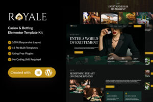 Royale - Casino & Betting Elementor Template Kit