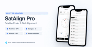 SatAlign Pro - Flutter Satellite Finder and Dish Alignment App