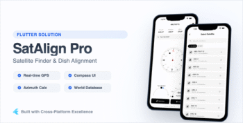 SatAlign Pro - Flutter Satellite Finder and Dish Alignment App