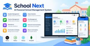 School Next | AI-Powered Education Management and Enterprise ERP System | Next.js | MongoDB