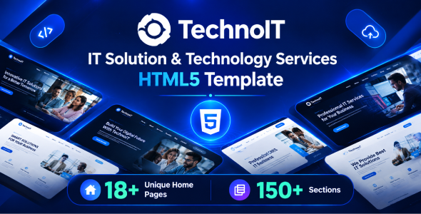 Technoit – Technology & IT Solutions Business HTML5 Template