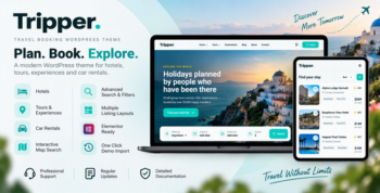 Tripper | Travel & Tour Booking WordPress Theme