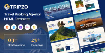 Tripzo - Tours and Travel Booking Agency HTML Template