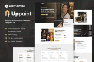 Uppaint - Painting & Renovation Elementor Template Kit