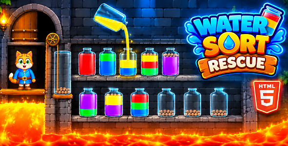 Water Sort Rescue | HTML5 Puzzle Game